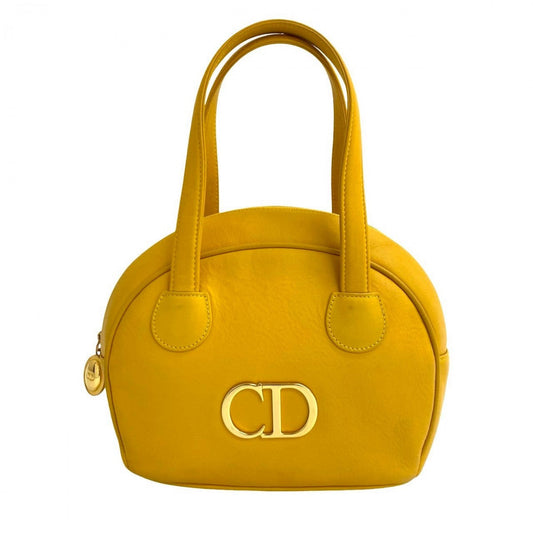 Dior Handbag leather yellow