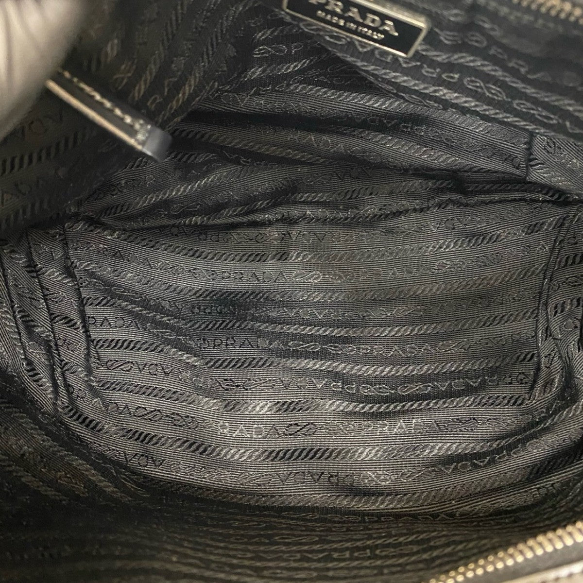 PRADA Handbag Nylon black