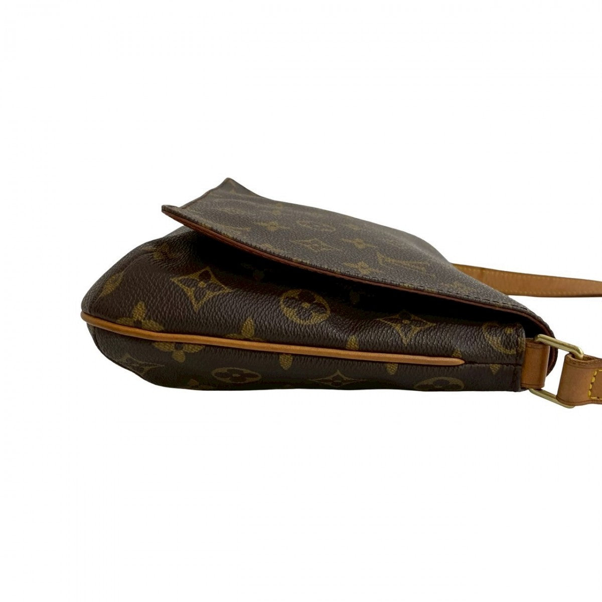 LOUIS VUITTON Shoulder Bag M51257 Epi Leather Brown Monogram Musette tango short Women Used Authentic
