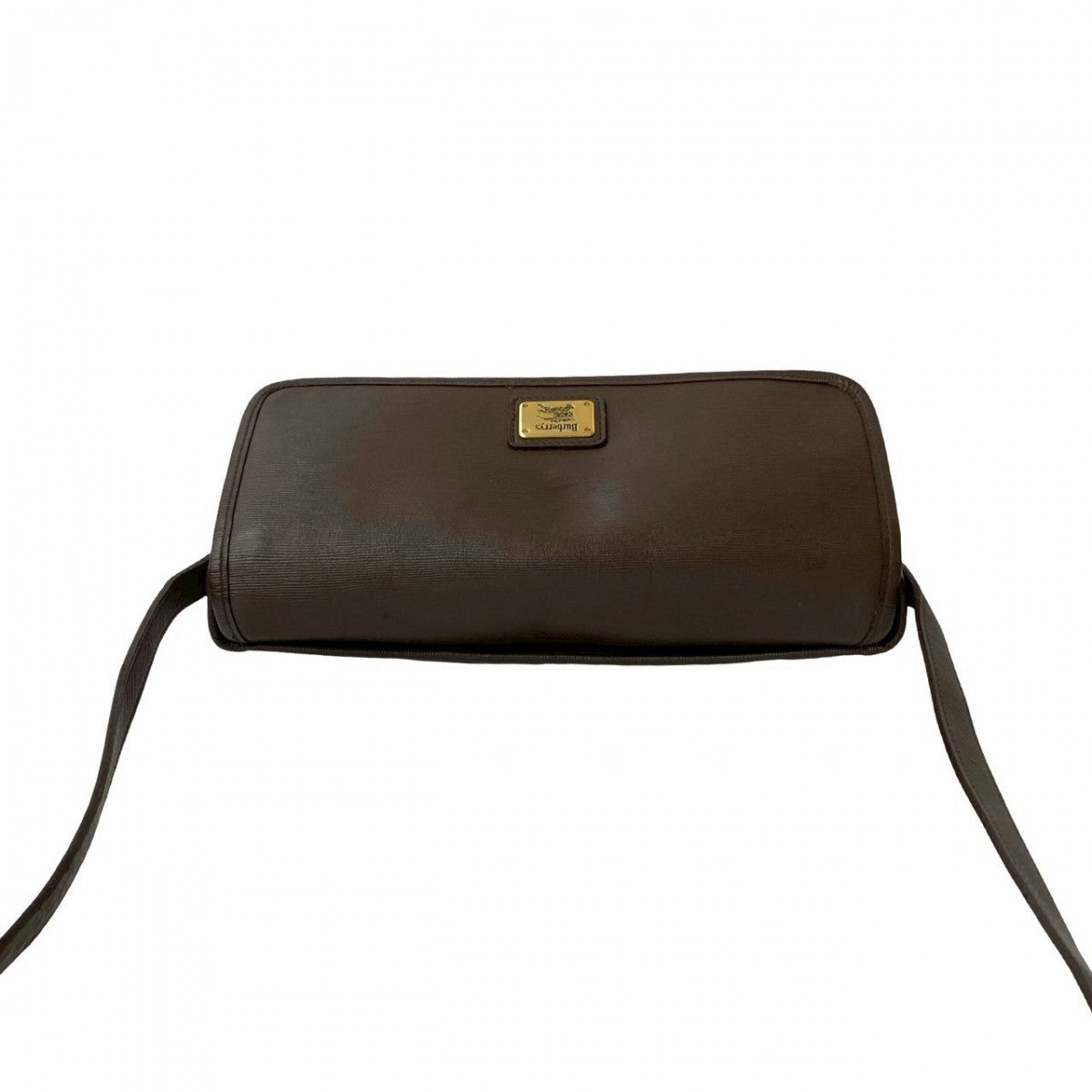 BURBERRY Shoulder Bag Canvas, Leather Brown Nova Check Shadow Horse logo Women Used Authentic