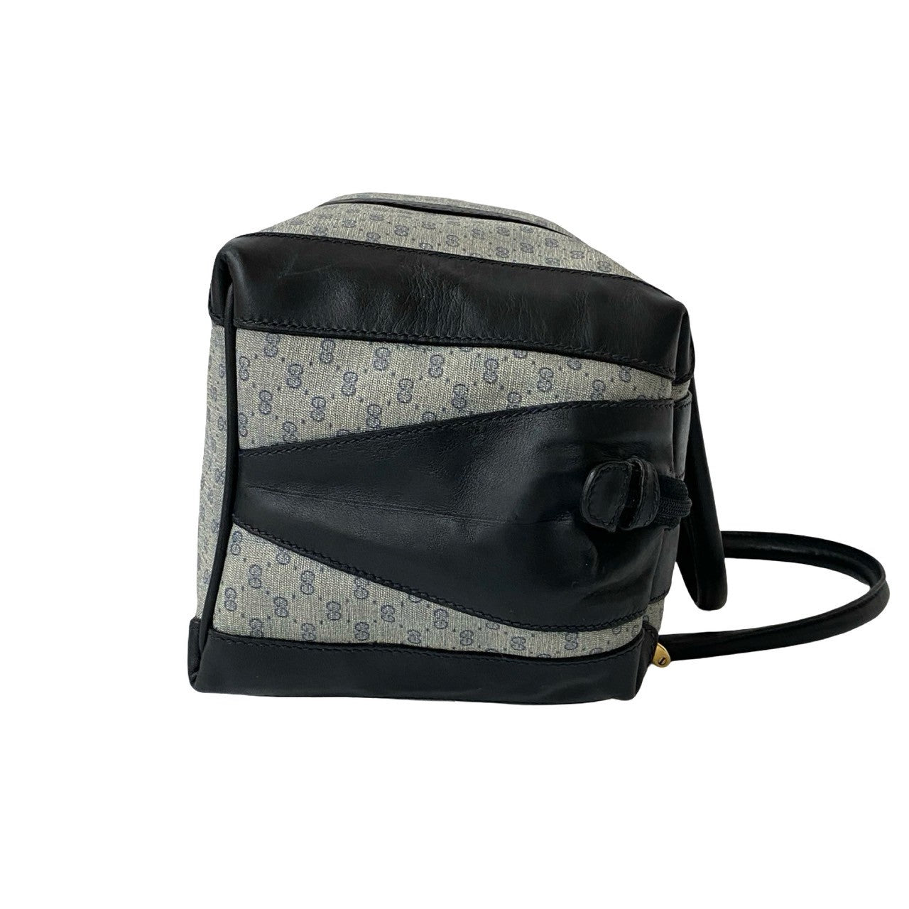 GUCCI Handbag leather Navy