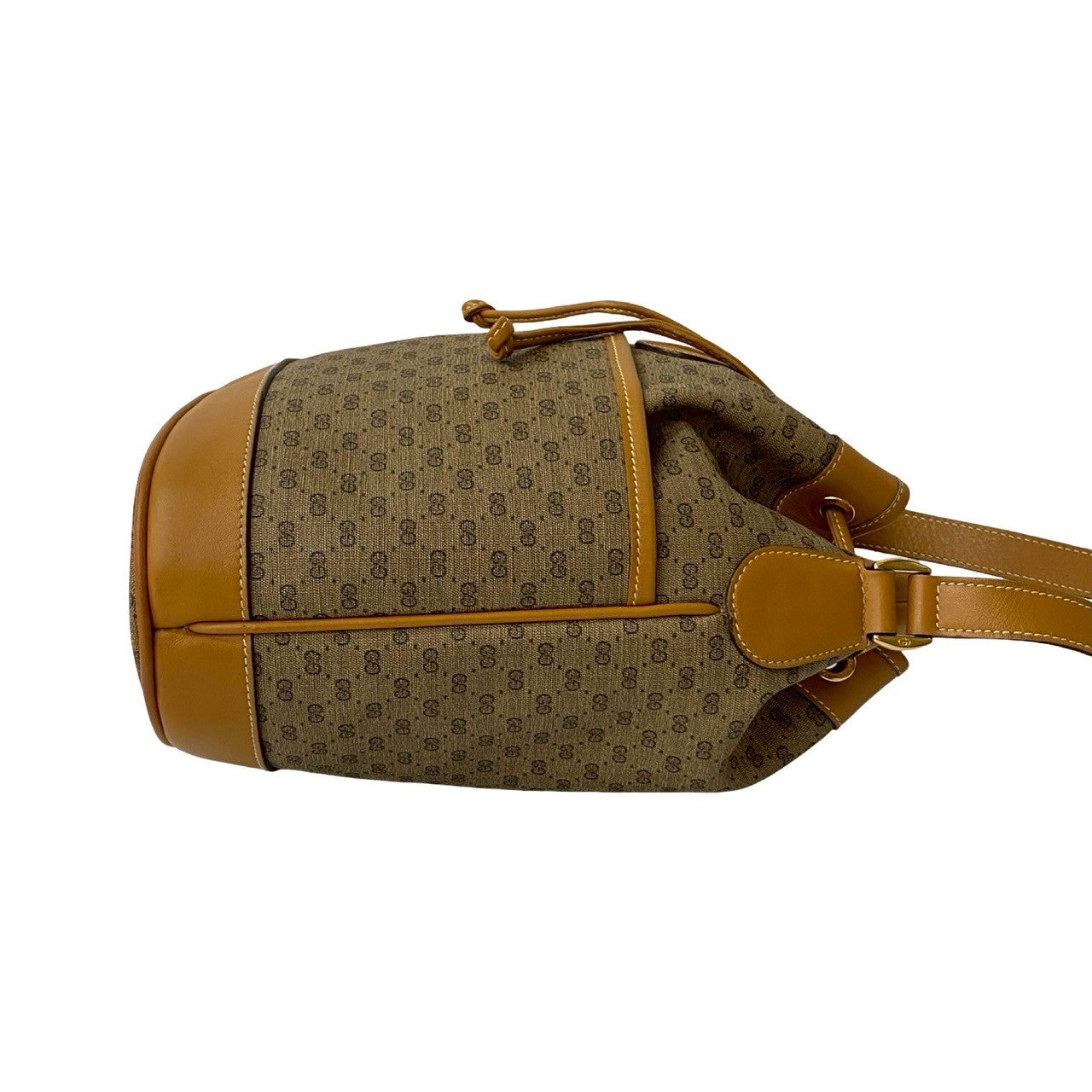 GUCCI Shoulder Bag leather Brown