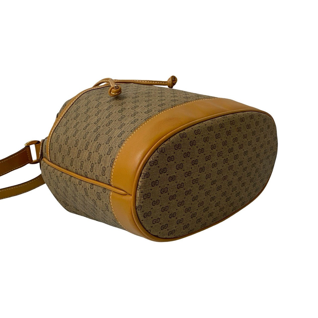 GUCCI Shoulder Bag leather Brown
