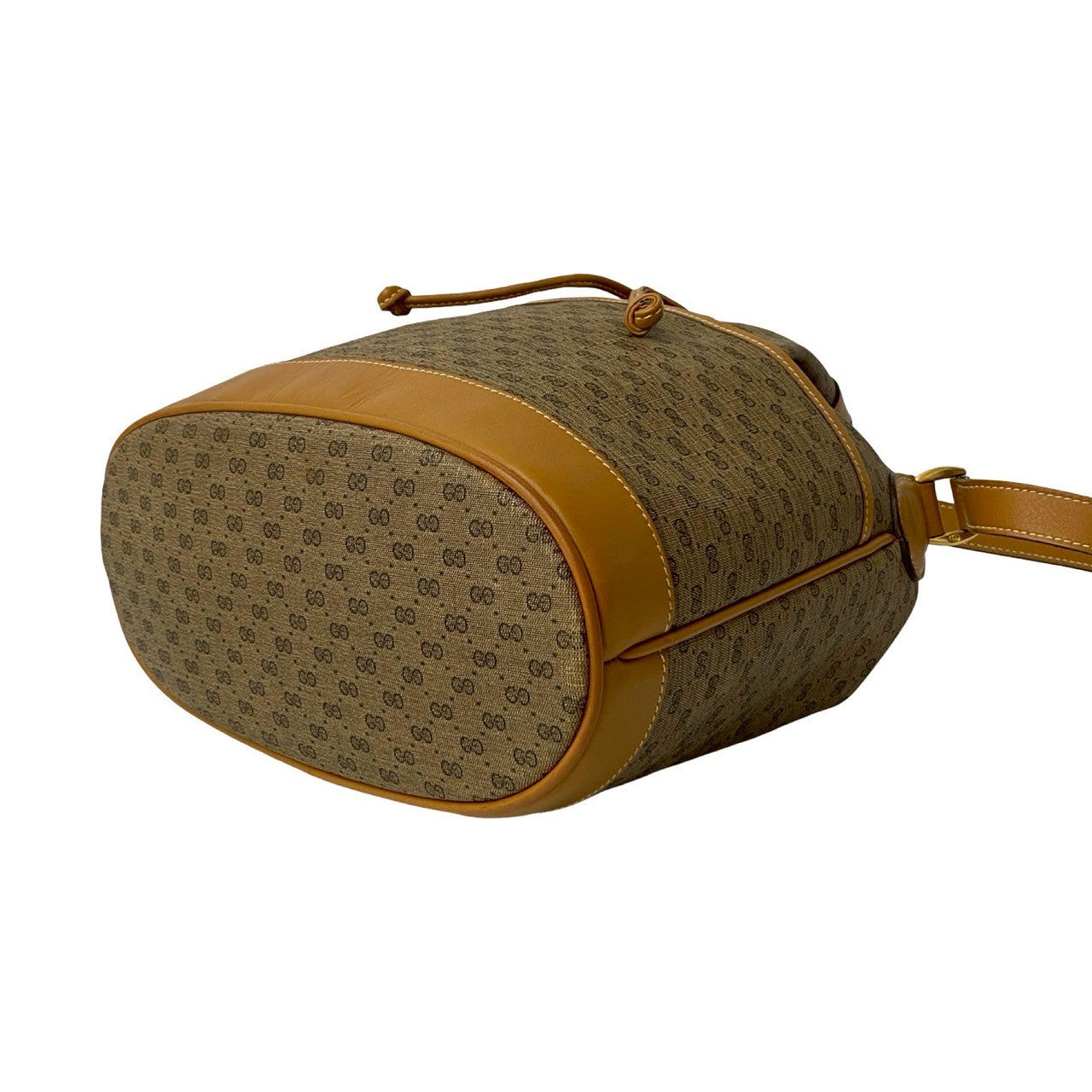 GUCCI Shoulder Bag leather Brown