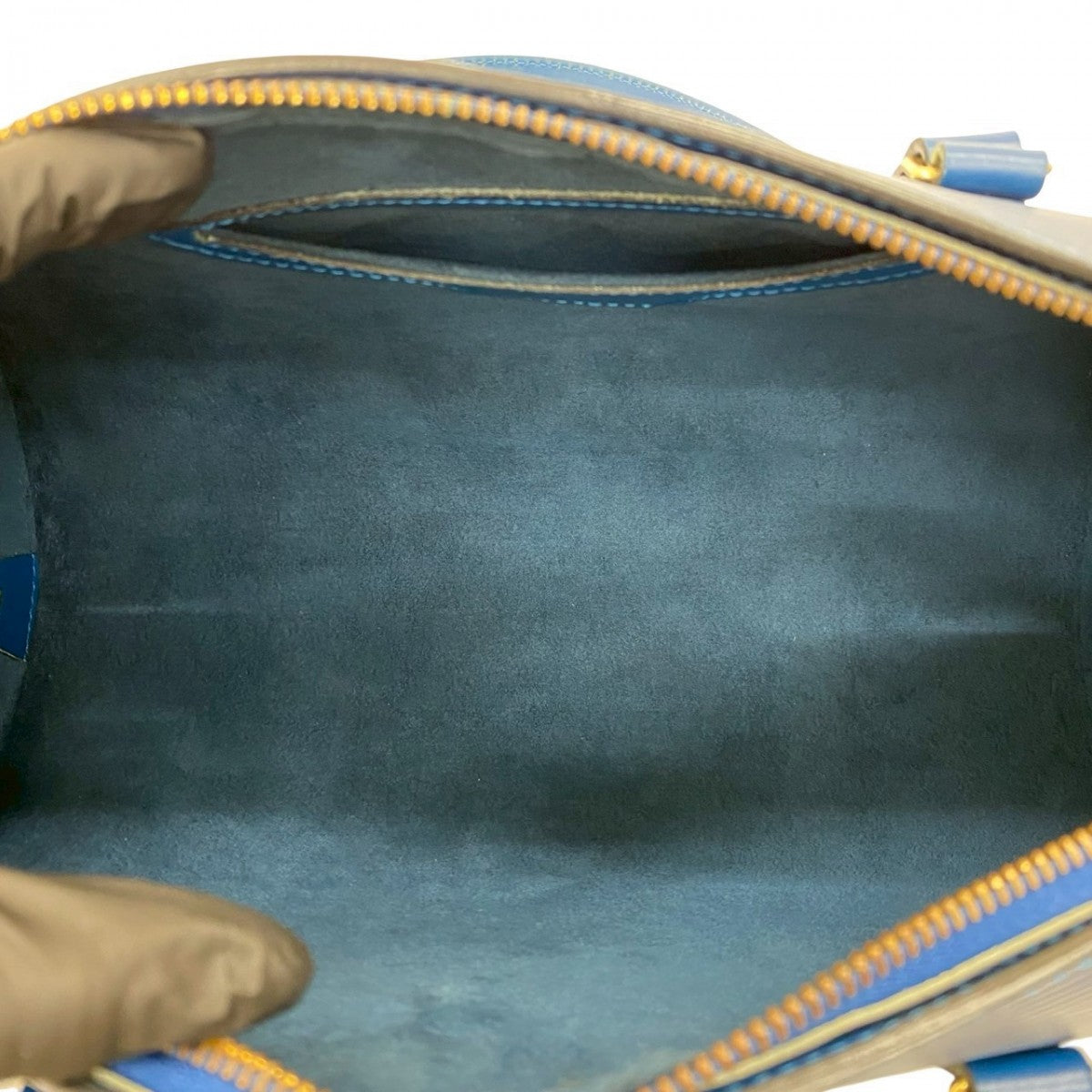 LOUIS VUITTON Handbag M52225 leather blue Epi Suflo Women Used Authentic