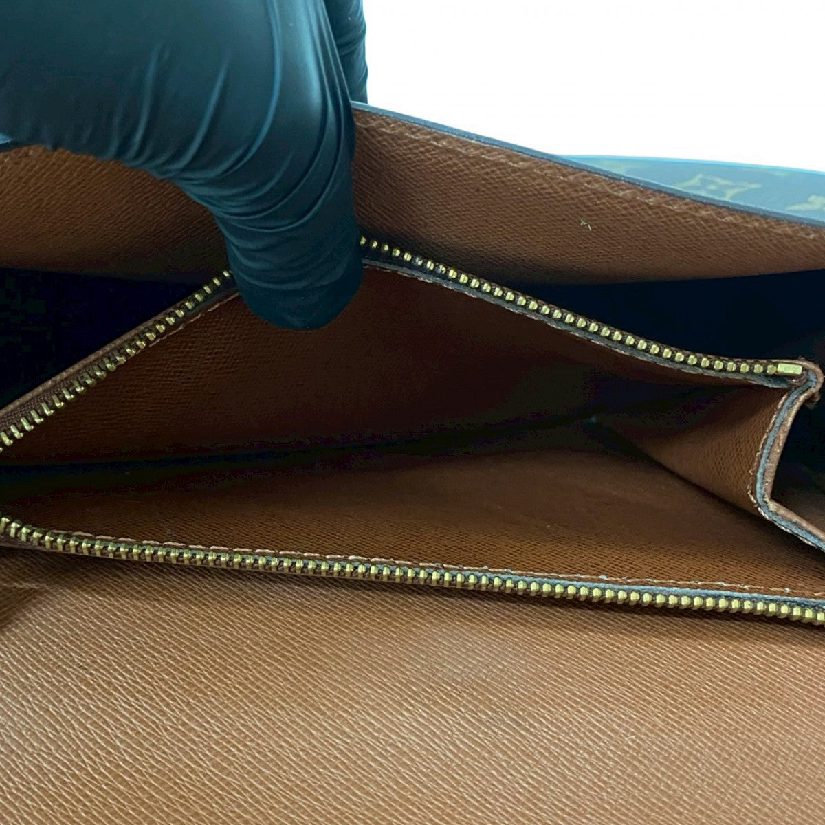 LOUIS VUITTON Handbag M51379 Leather, PVC Brown Monogram Malesherbes Women Used Authentic