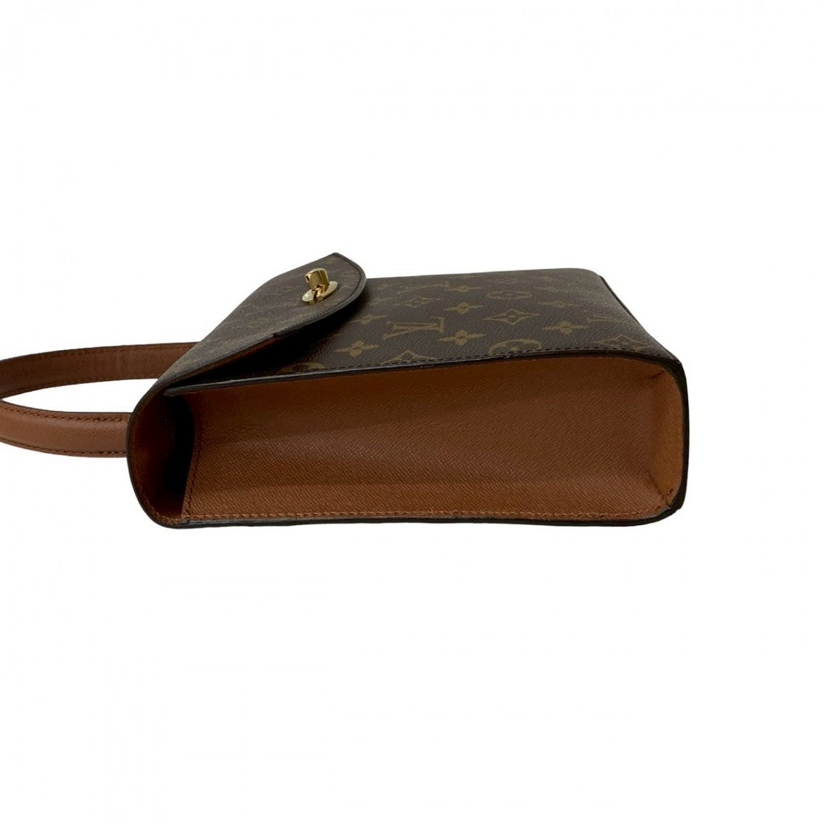 LOUIS VUITTON Handbag M51379 Leather, PVC Brown Monogram Malesherbes Women Used Authentic