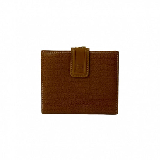 GUCCI Bifold Wallet leather Brown Gamaguchi GG logo Women(Unisex) Used Authentic