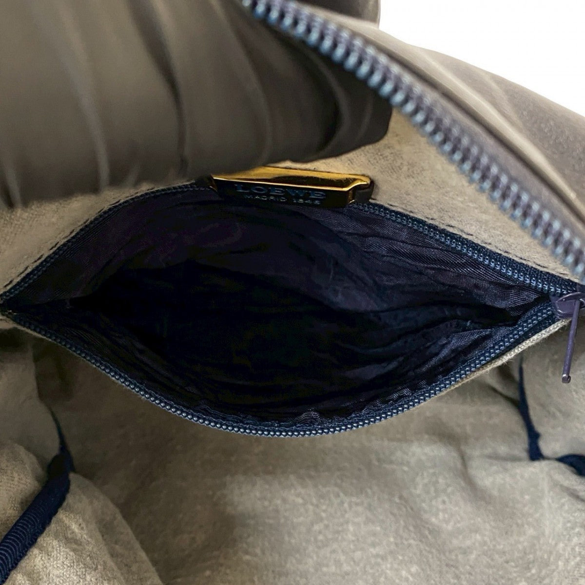 LOEWE Shoulder Bag leather Navy