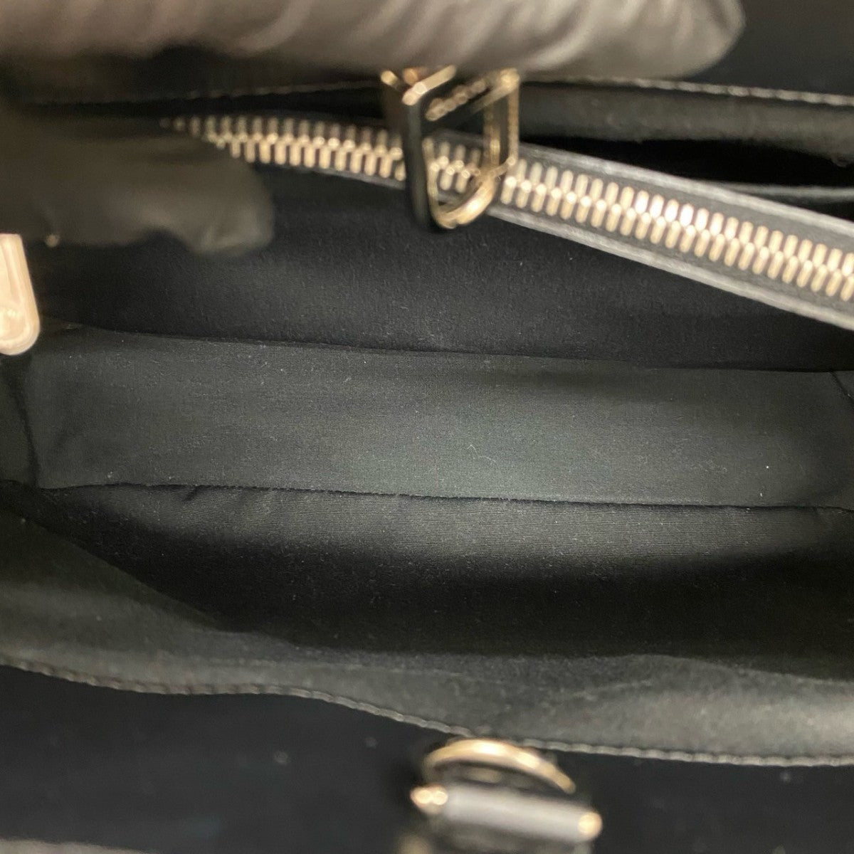 LOUIS VUITTON Handbag Epi Leather black Epi Passy PM