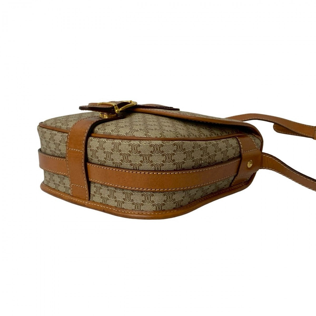 CELINE Shoulder Bag leather Brown