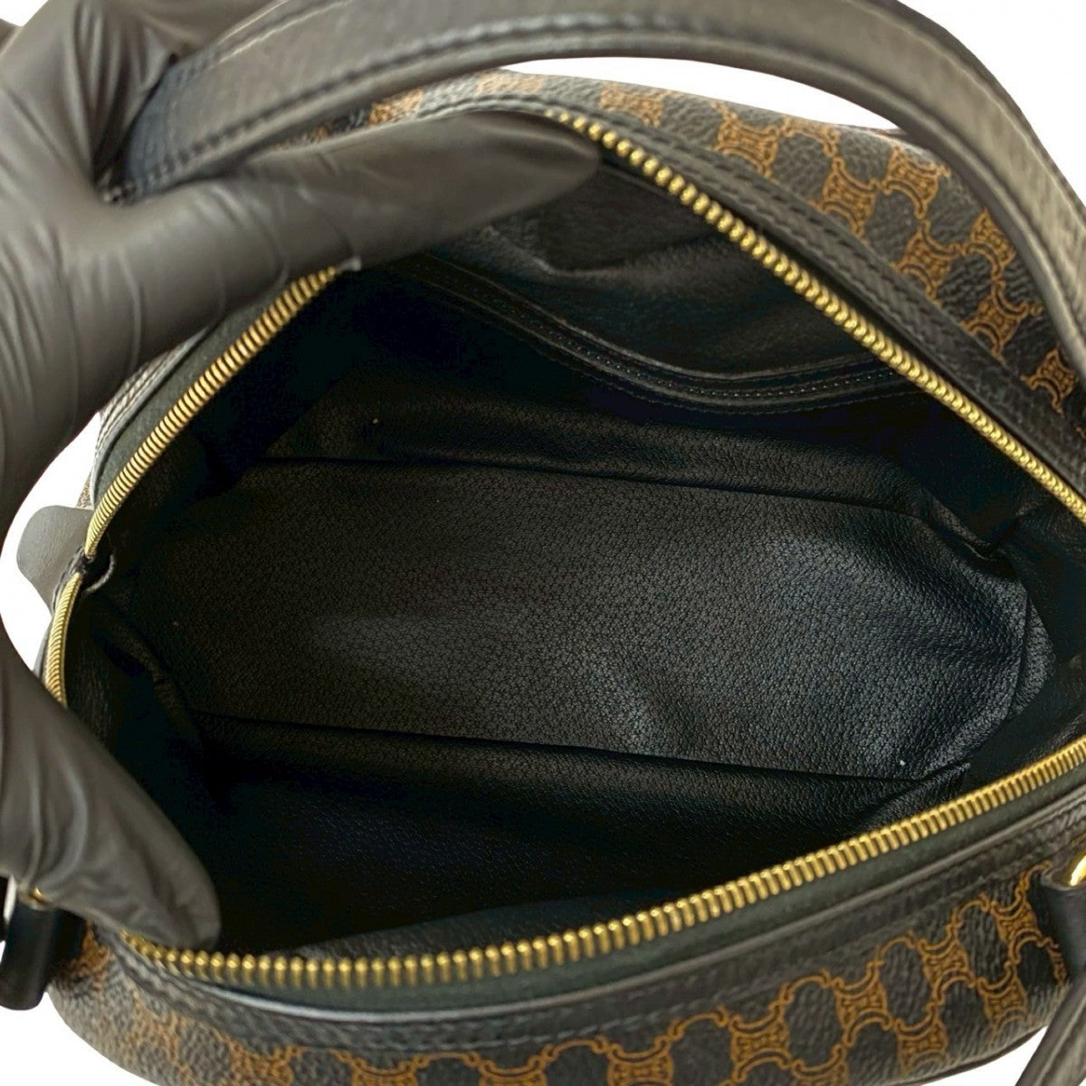 CELINE Handbag leather black