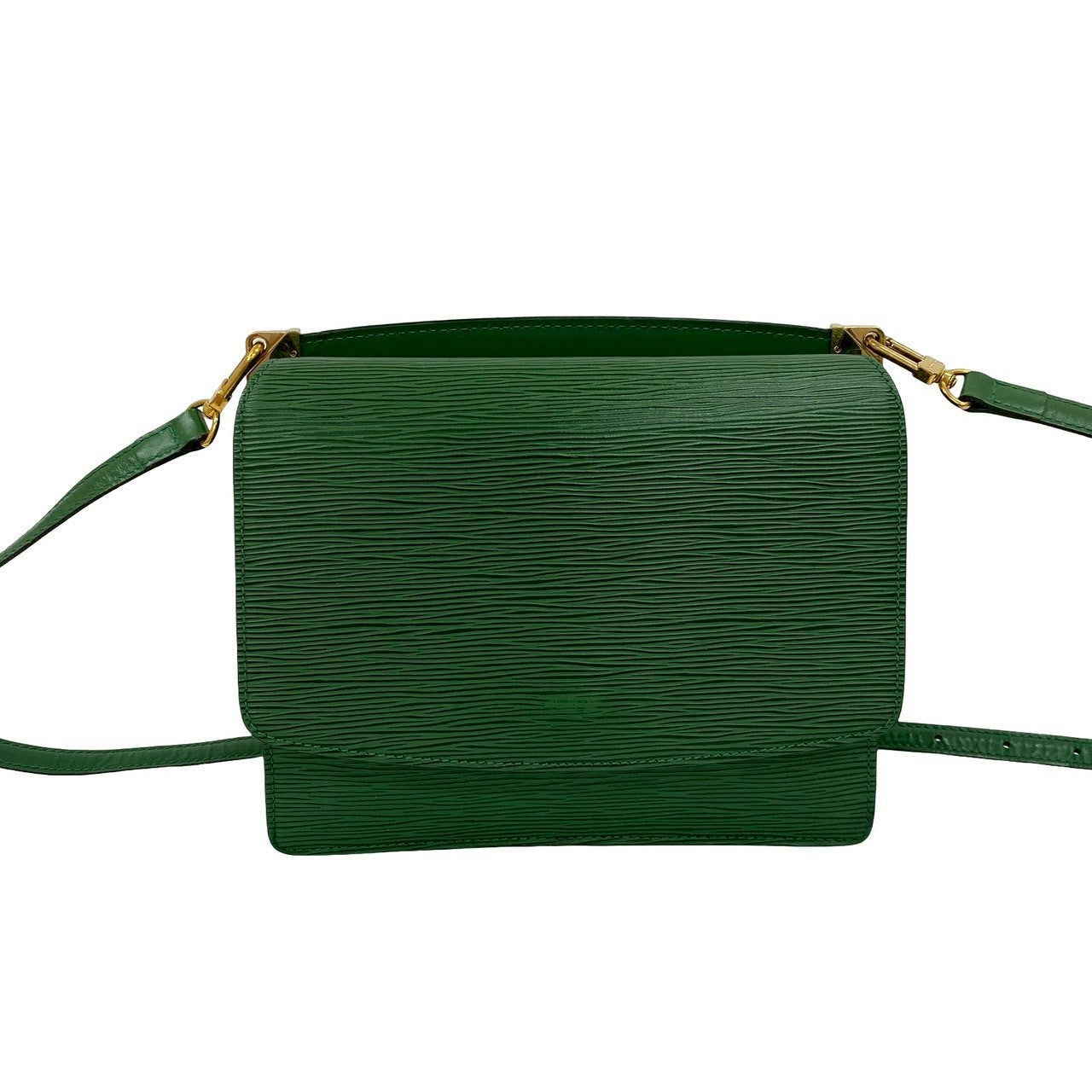 LOUIS VUITTON Shoulder Bag Epi Leather green Epi Grenel