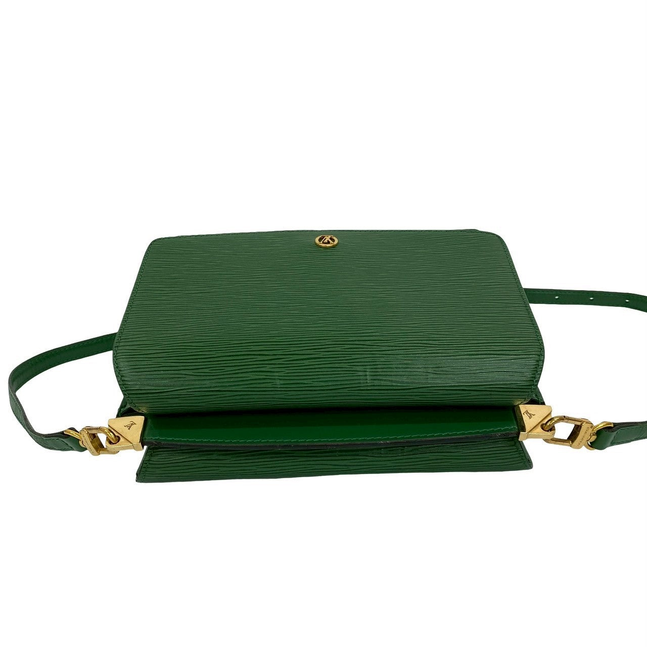 LOUIS VUITTON Shoulder Bag Epi Leather green Epi Grenel