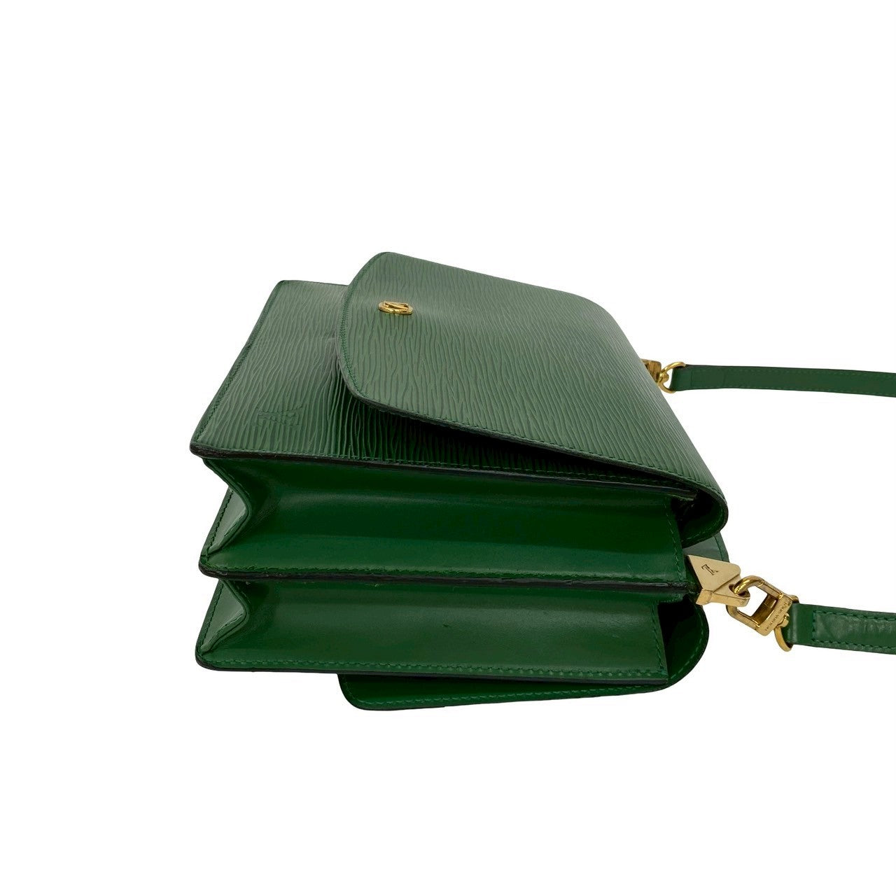 LOUIS VUITTON Shoulder Bag Epi Leather green Epi Grenel