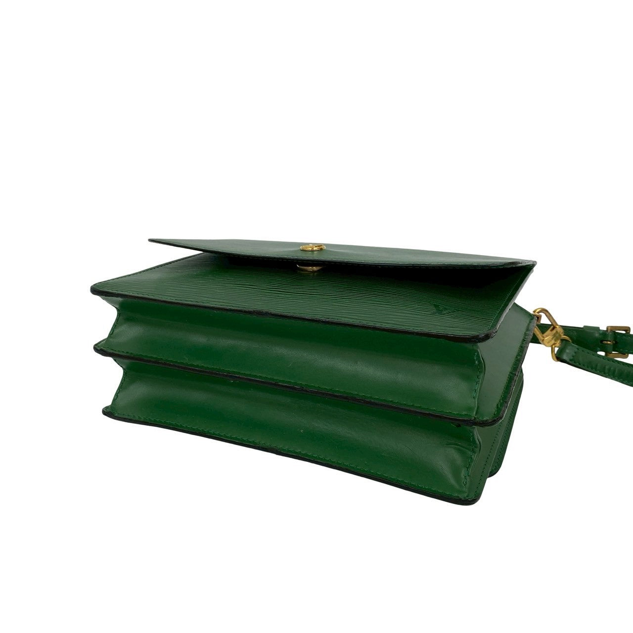 LOUIS VUITTON Shoulder Bag Epi Leather green Epi Grenel