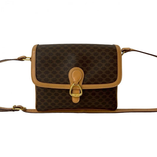 CELINE Shoulder Bag leather Brown