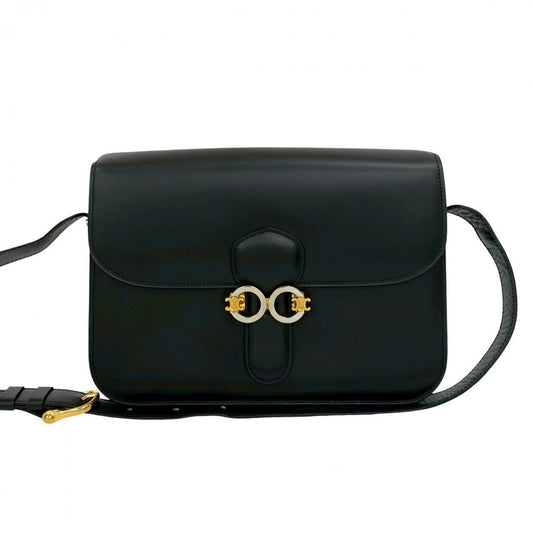 CELINE Shoulder Bag Calfskin black