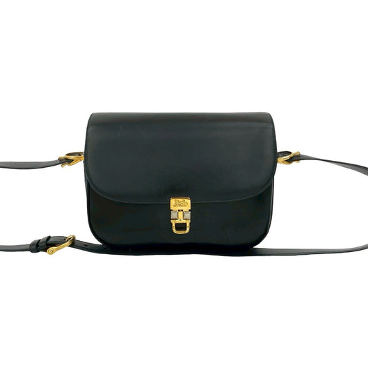 CELINE Shoulder Bag leather black
