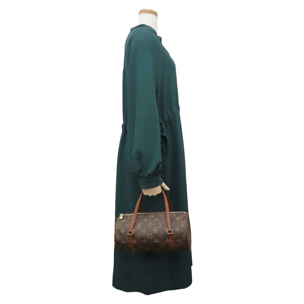 LOUIS VUITTON Handbag M51366 Monogram Brown Papillon 26 Women Used Authentic