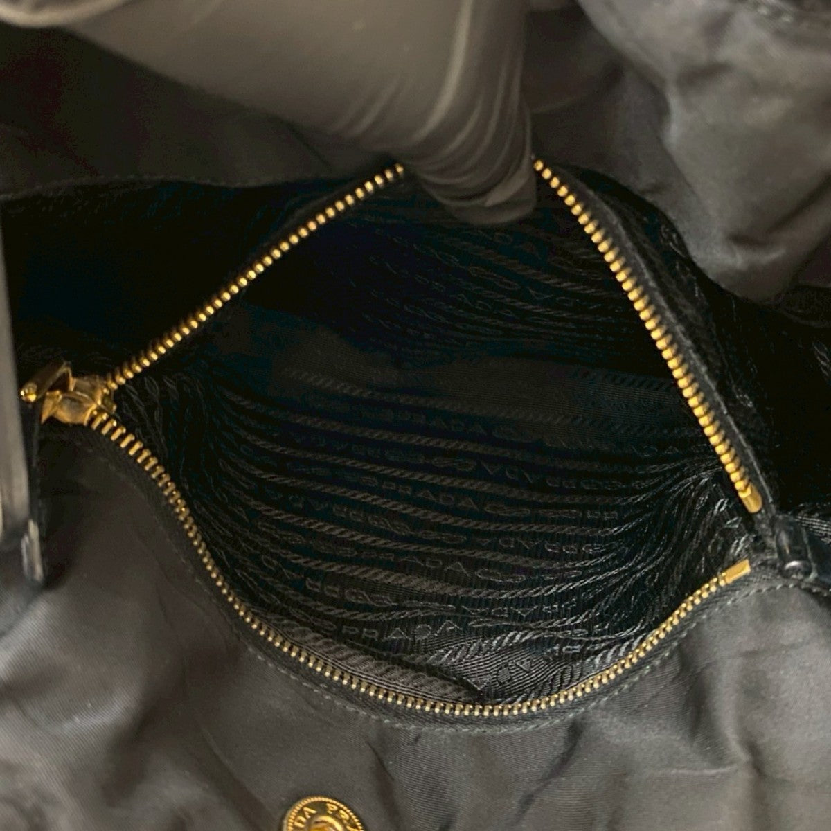 PRADA Shoulder Bag Nylon black