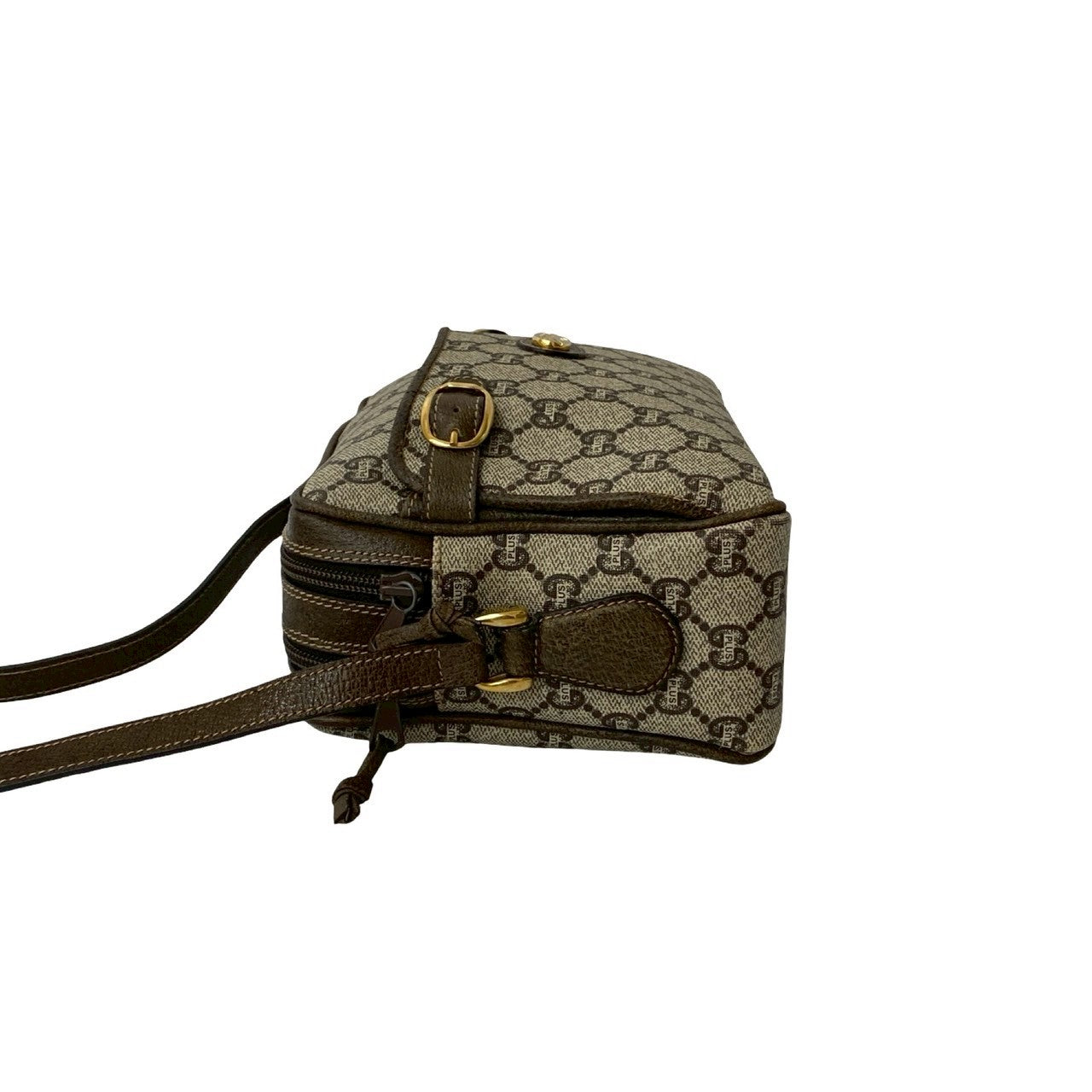 GUCCI Shoulder Bag leather Brown