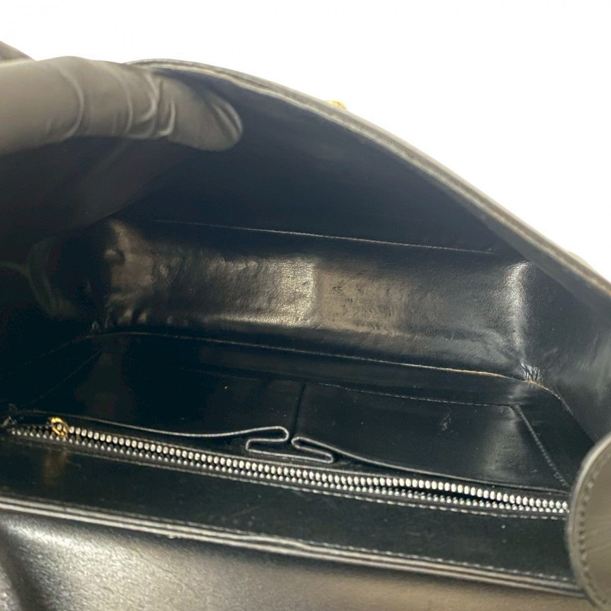 CELINE Shoulder Bag Calfskin black