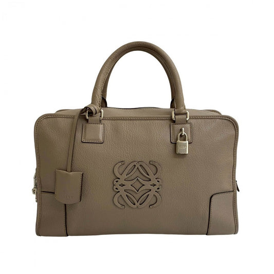 LOEWE Handbag leather beige Amazona 36