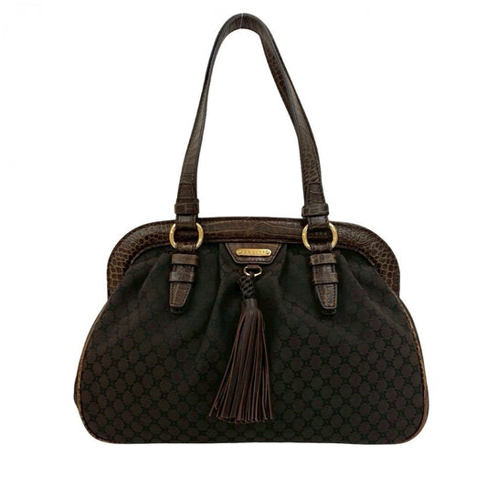 CELINE Tote Bag canvas Brown