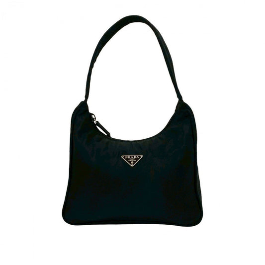 PRADA Handbag Nylon black