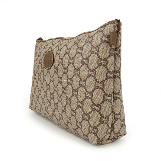 GUCCI business bag GG plus beige Women Used Authentic