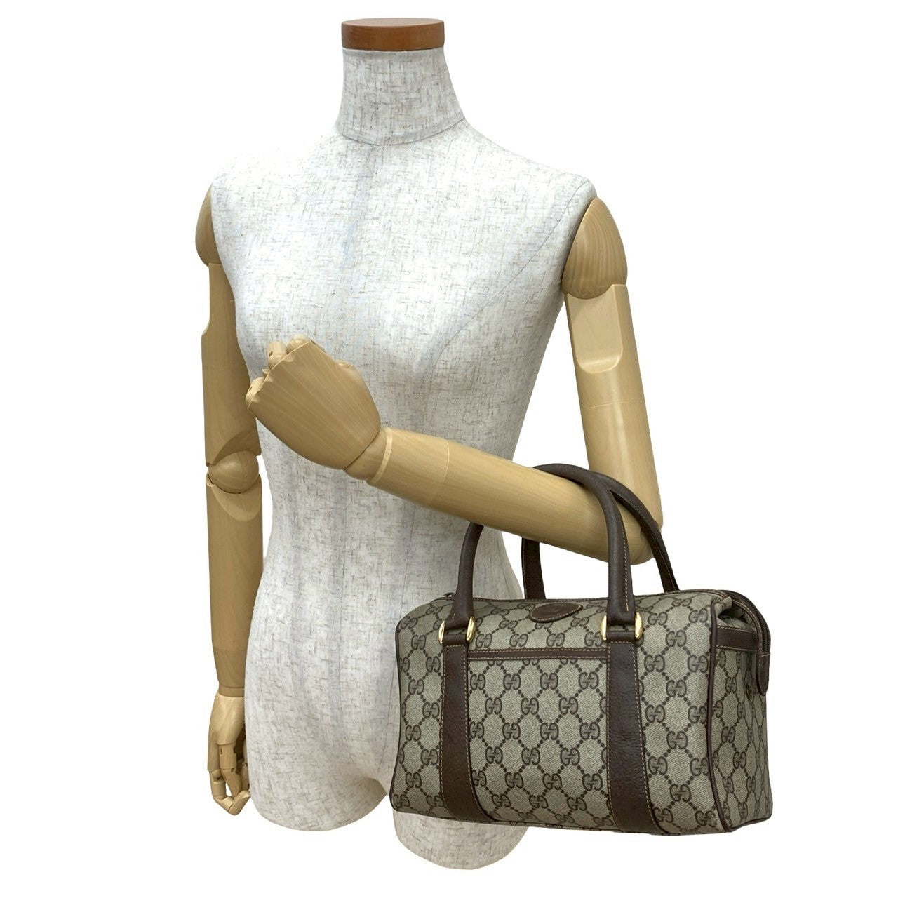 GUCCI Handbag leather Brown