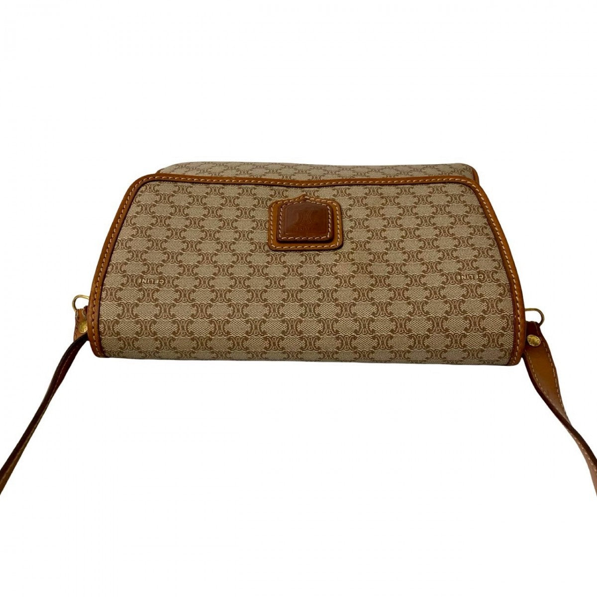 CELINE Shoulder Bag leather Brown