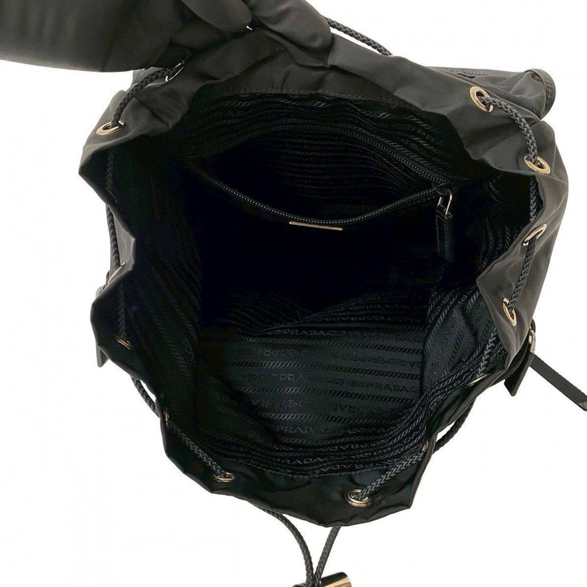 PRADA Backpack Nylon black