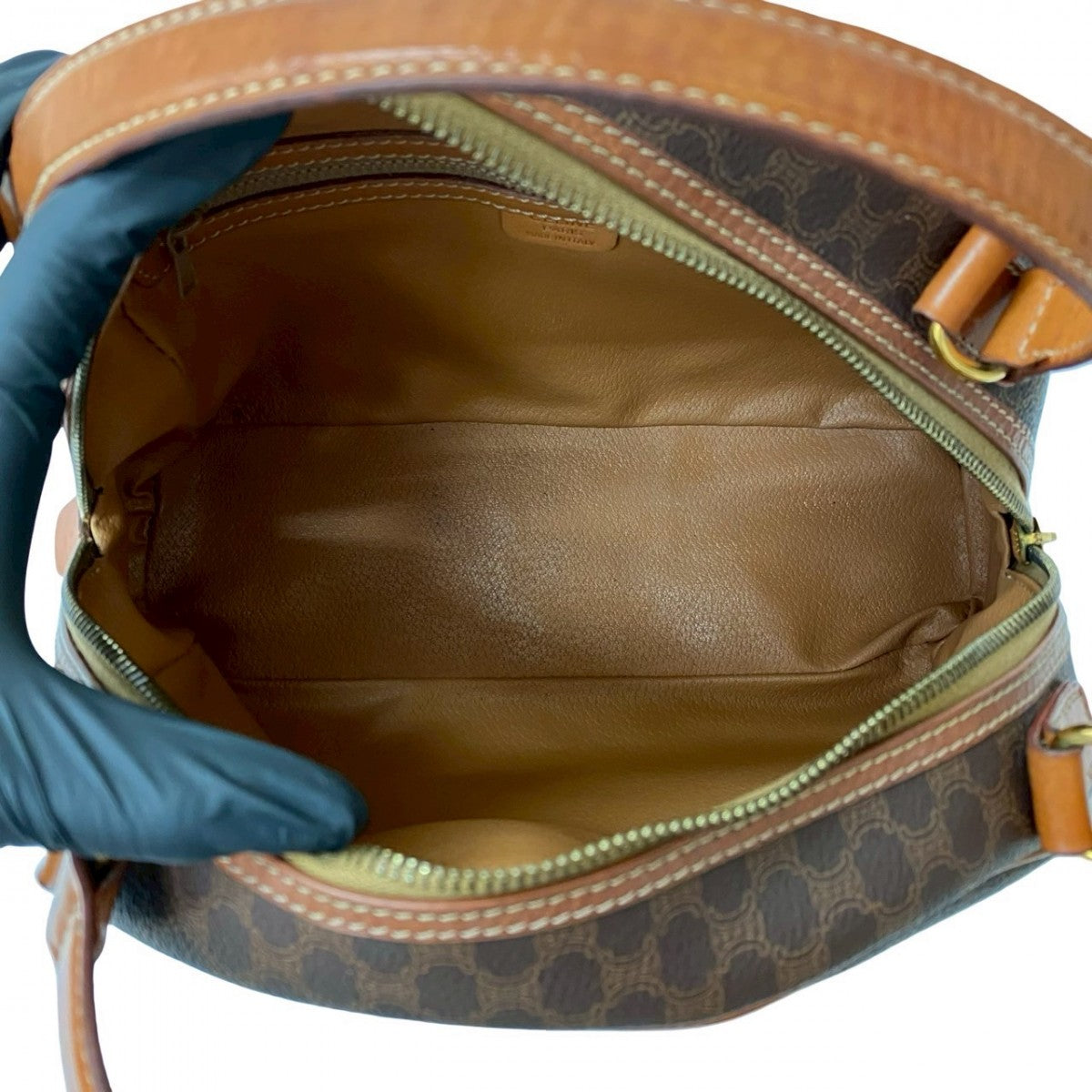 CELINE Shoulder Bag leather Brown