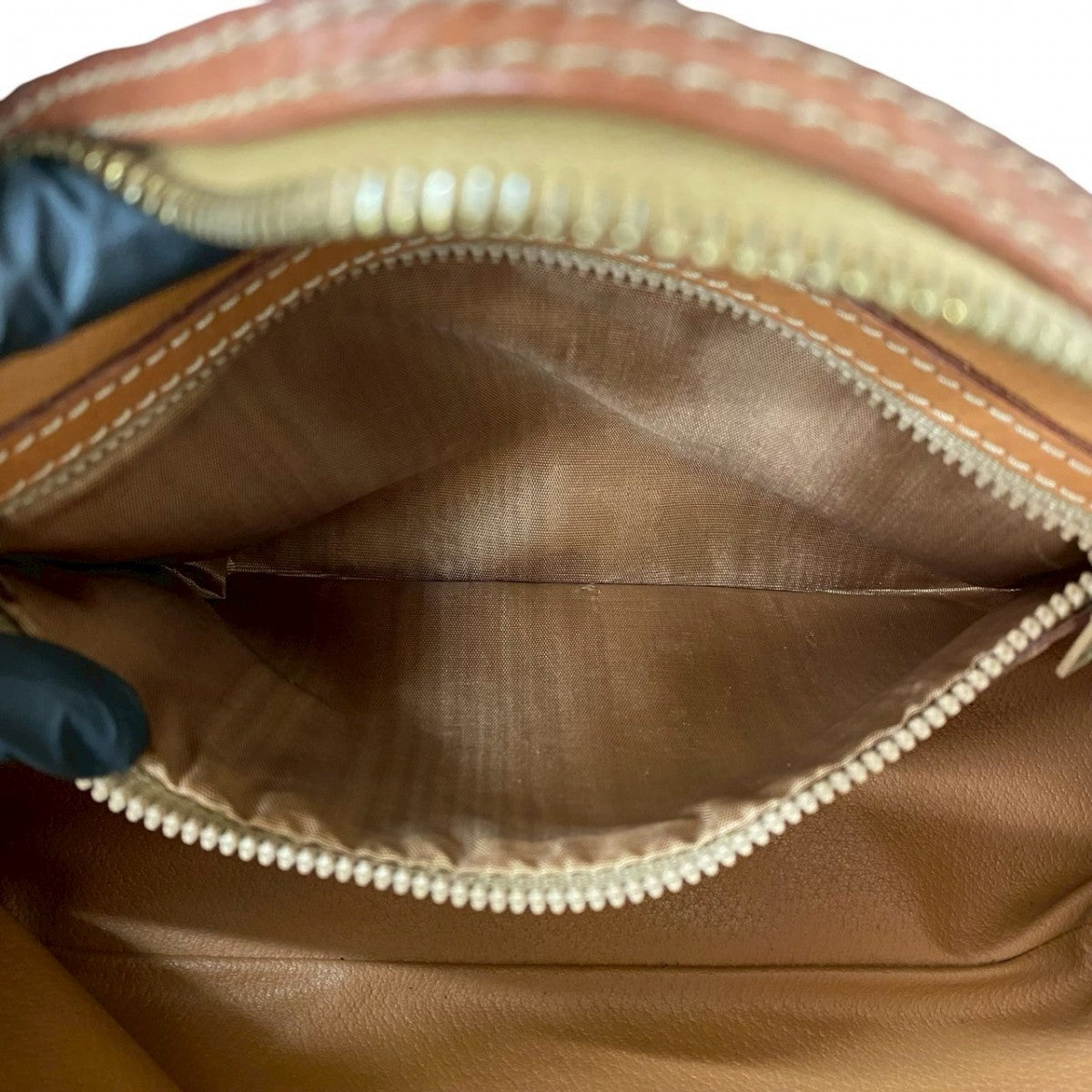 CELINE Shoulder Bag leather Brown