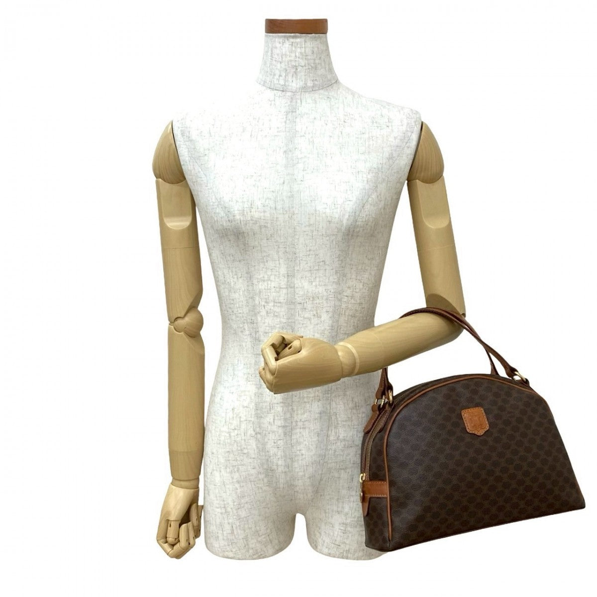 CELINE Shoulder Bag leather Brown