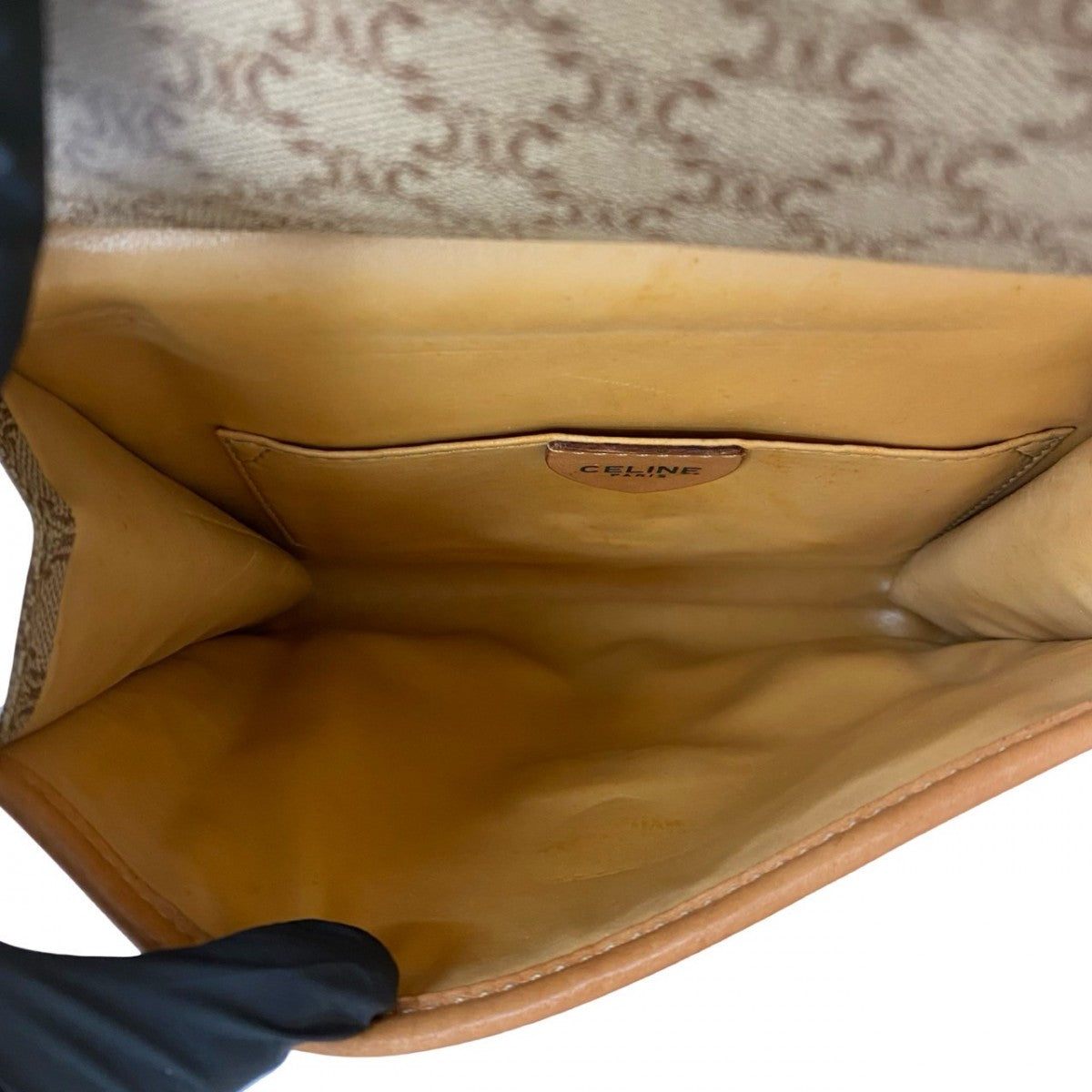 CELINE Shoulder Bag leather Brown