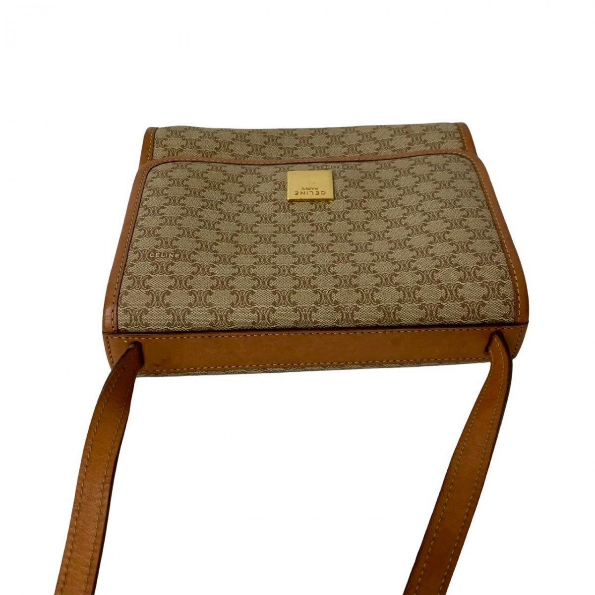 CELINE Shoulder Bag leather Brown