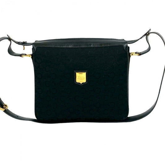 CELINE Shoulder Bag leather black