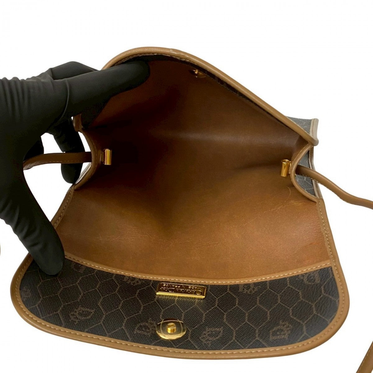 Dior Shoulder Bag leather Brown