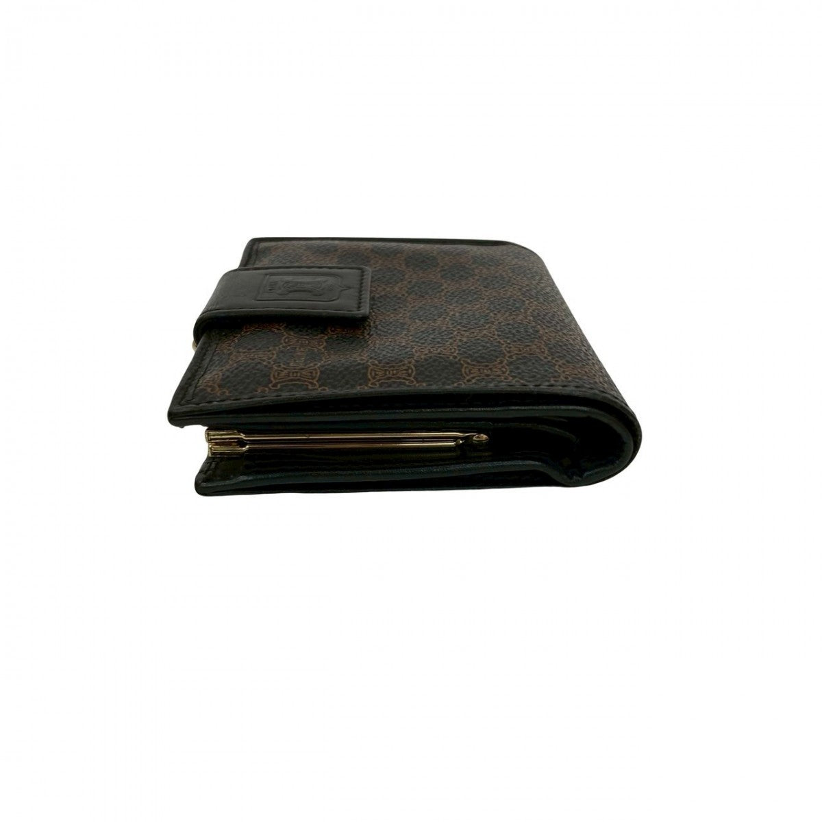 CELINE Bifold Wallet leather black