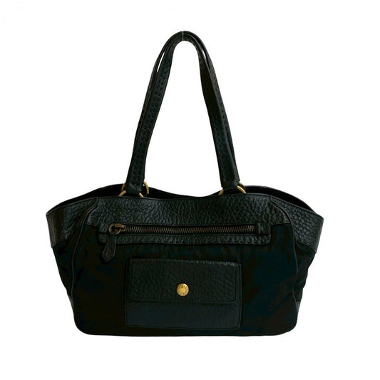 PRADA Shoulder Bag leather black