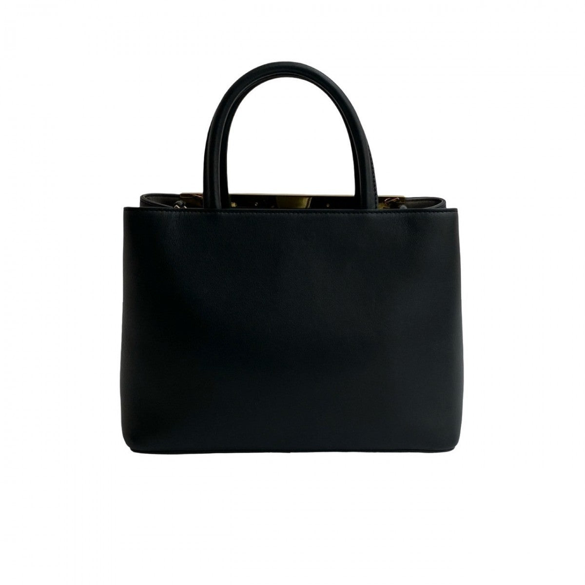 FENDI Shoulder Bag leather black Petite to Jules