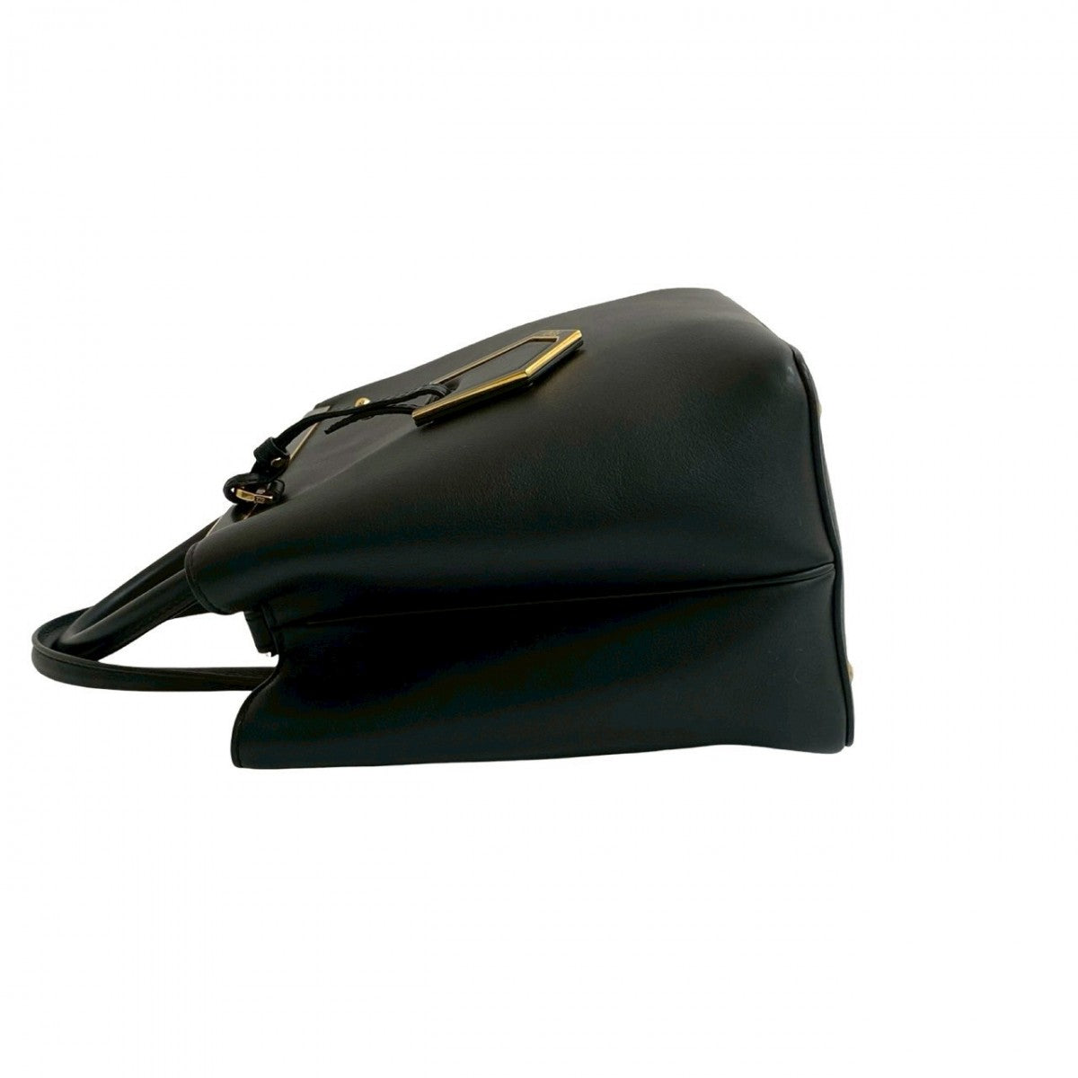FENDI Shoulder Bag leather black Petite to Jules