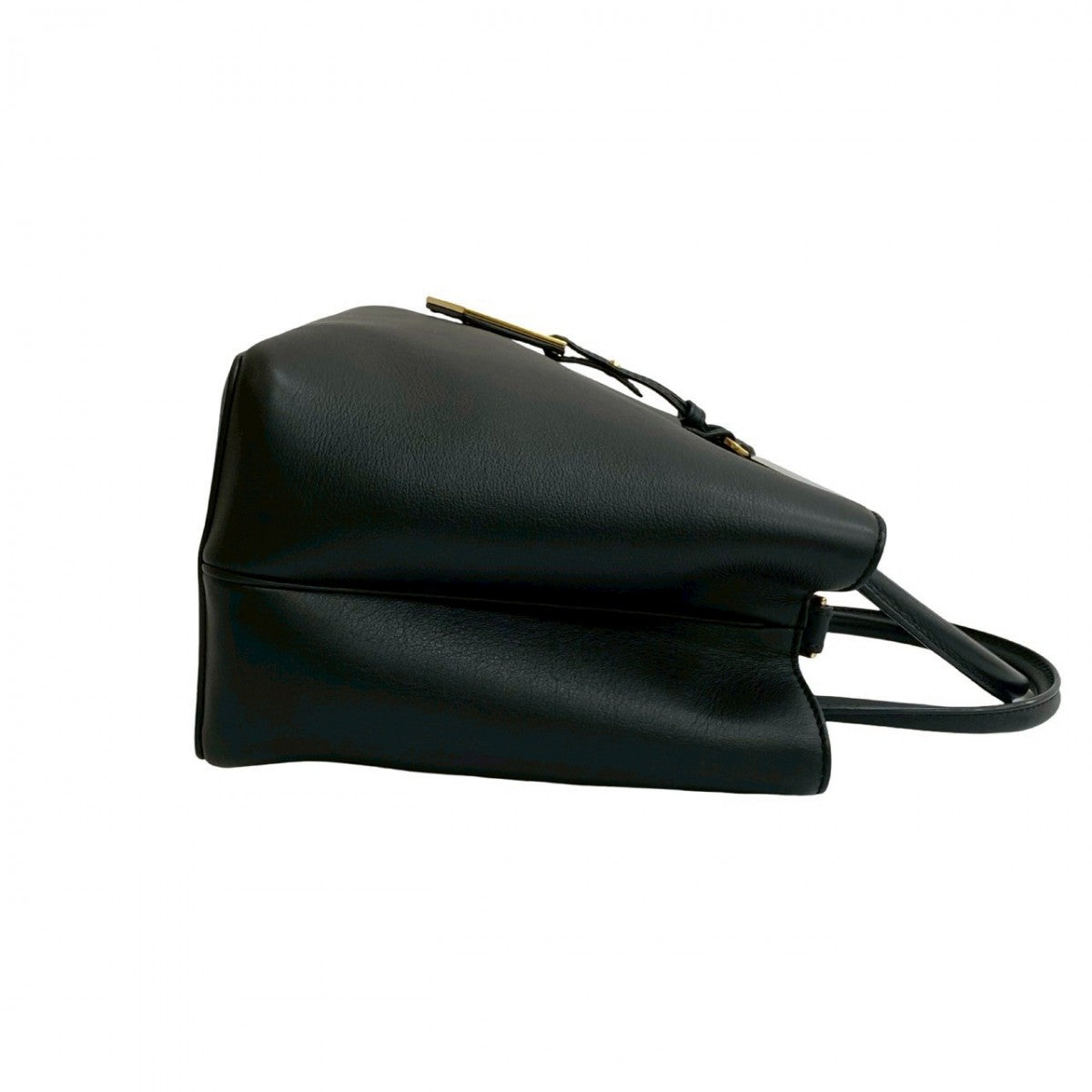 FENDI Shoulder Bag leather black Petite to Jules