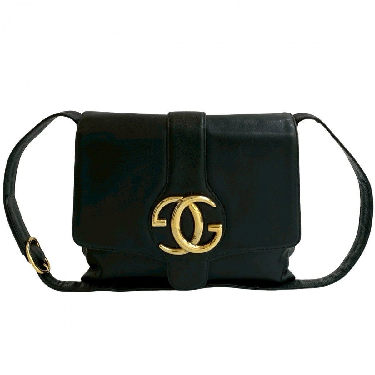 GUCCI Shoulder Bag leather black