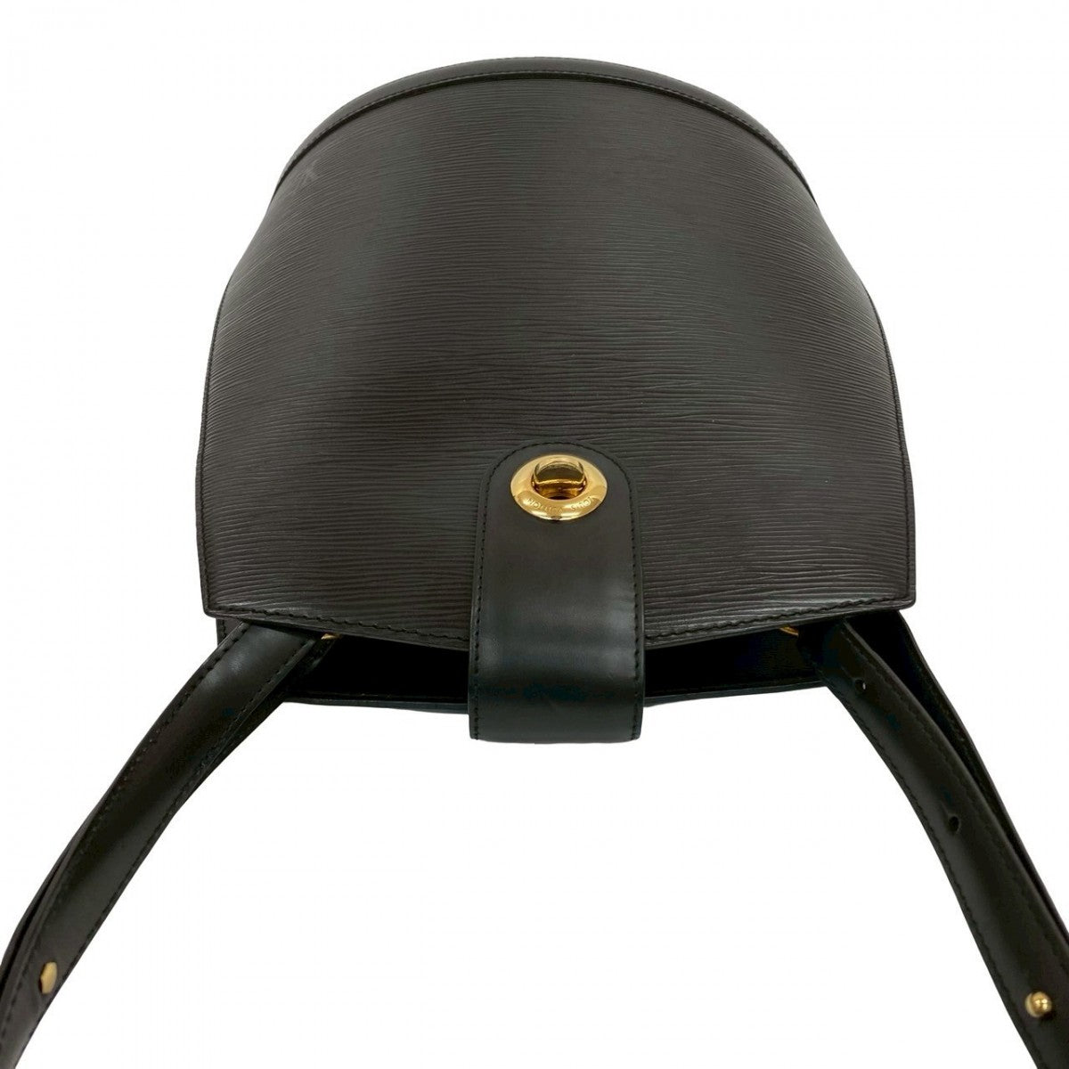 LOUIS VUITTON Shoulder Bag Epi Leather black Epi Cluny