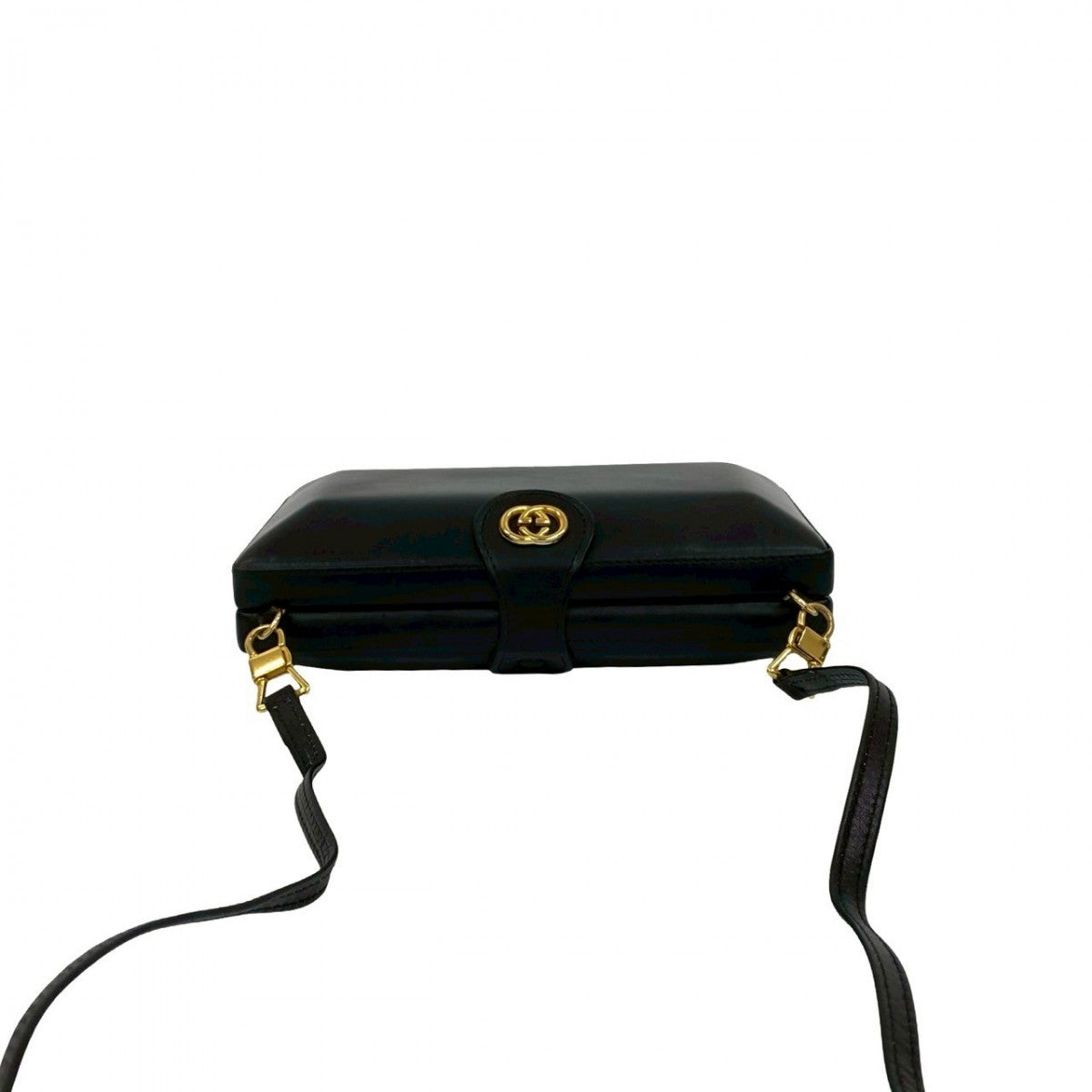 GUCCI Shoulder Bag leather black