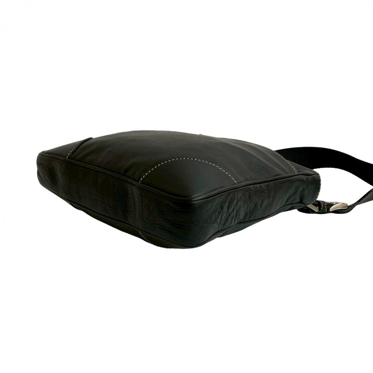 PRADA Shoulder Bag leather black